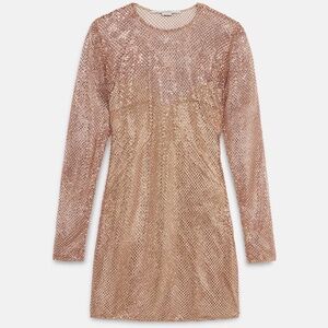 Stella McCartney Crystal Mesh Silk Mini Dress - NWT
